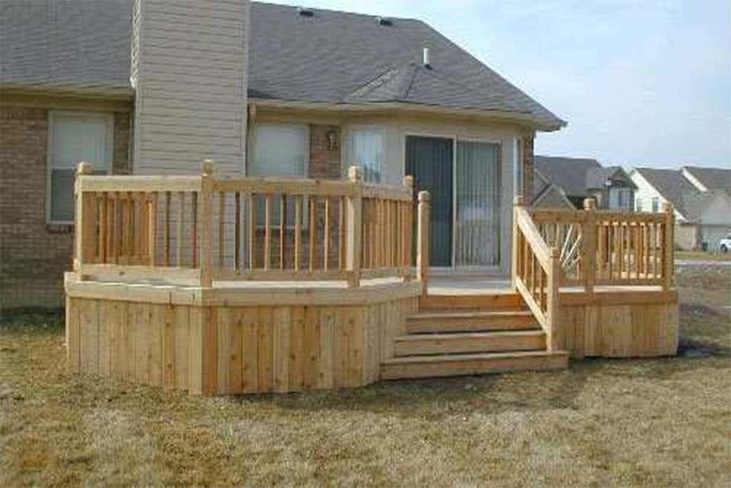 Wooden House Deck